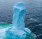 
                  Iceberg com formato de pênis viraliza nas redes sociais