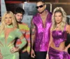 Léo Santana e Zé Felipe gravam clipe com Virgínia e Lore Improta