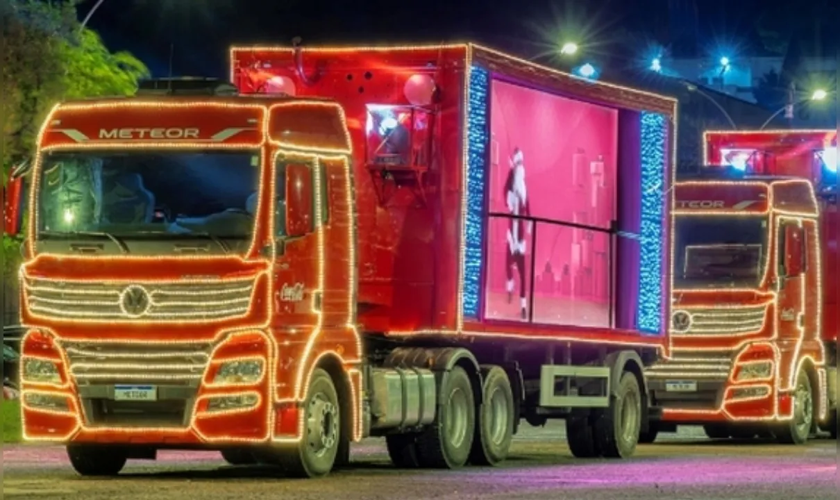 Caminhão Coca Cola Caravana Natal em Promoção na Americanas