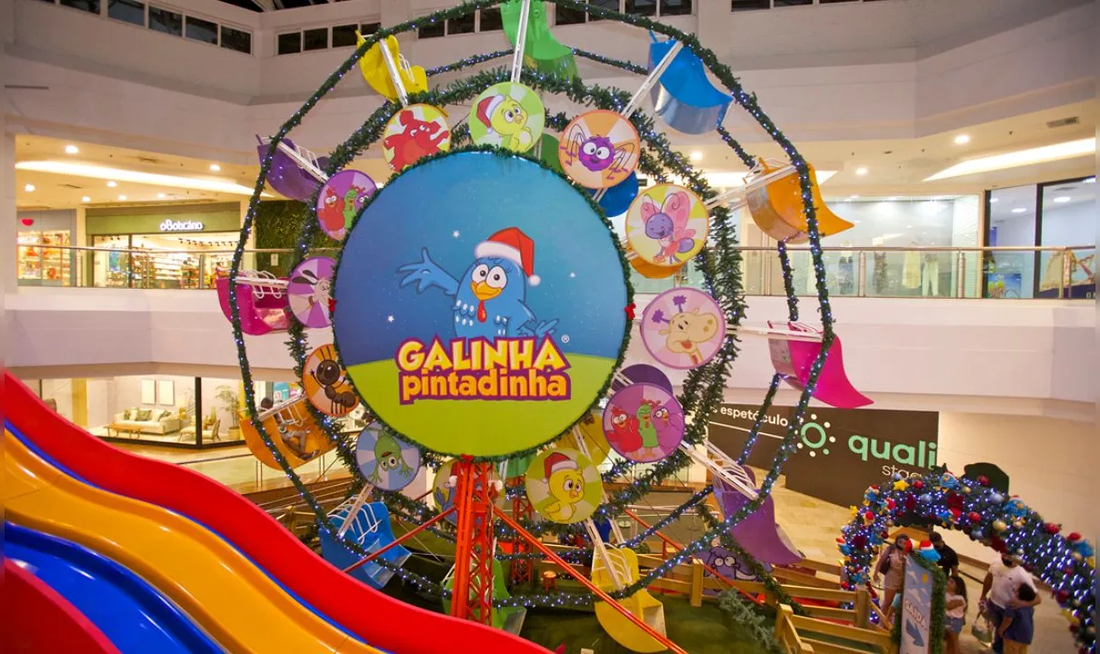 Natal da Galinha Pintadinha é atração do Parque Shopping Bahia