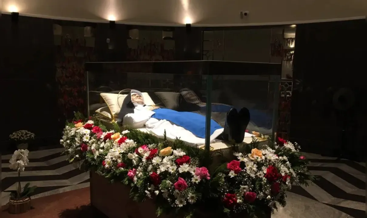 Imagem de Irmã Dulce no Santuário em Salvador