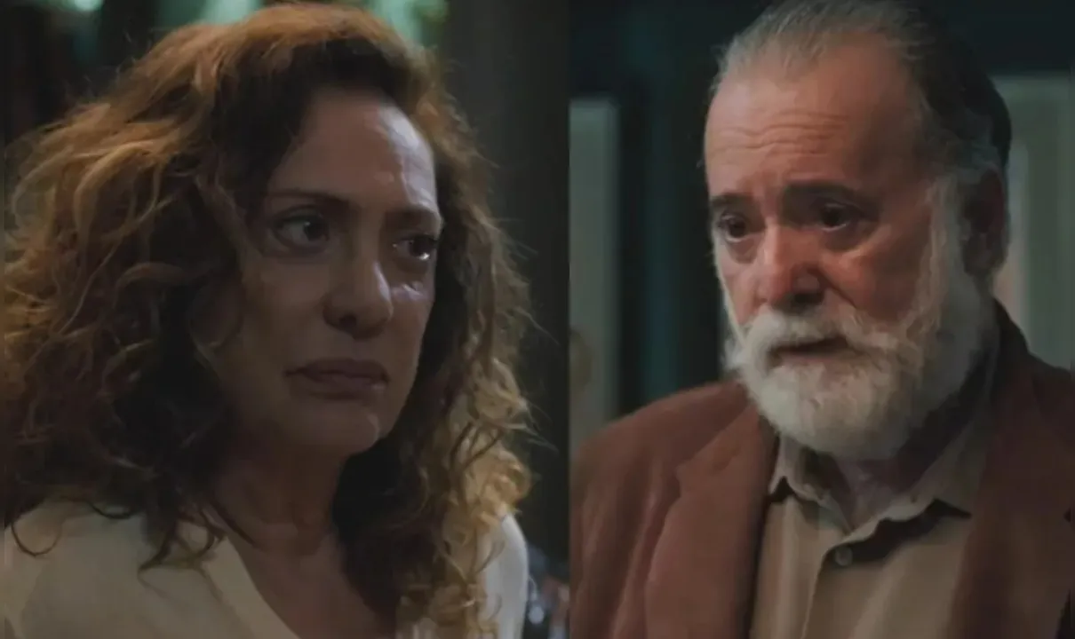 Eliane Giardini e Tony Ramos vivem os papéis de Agatha e Antônio La Selva na trama das nove