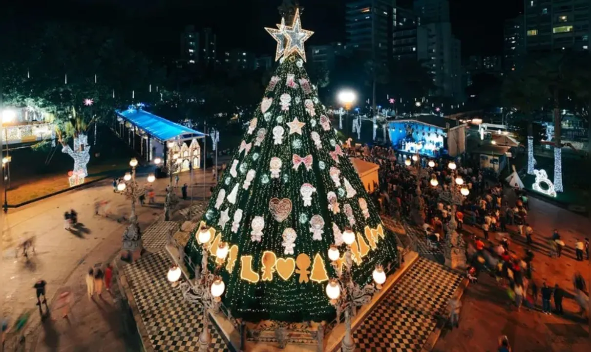 Tradicional árvore de Natal estará na Praça da Sé, no Centro Histórico de Salvador