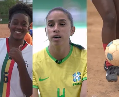 'Nunca imaginei viver do futebol', diz Rafaelle, capitã da Seleção