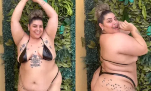 
				
					Aila Menezes mostra marquinha de bronzeamento durante banho: 'Poder'
				
				