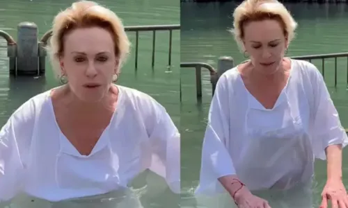 
				
					Ana Maria Braga é batizada nas águas Israel: 'Emoção única'
				
				