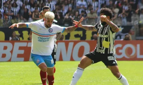 Quanto está Bahia x Atlético-MG? Veja placar do jogo agora