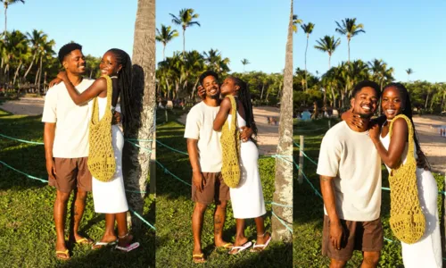  Clara Moneke curte resort de luxo com namorado em Praia do Forte 