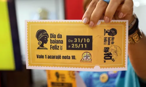 
				
					Dia Nacional da Baiana de Acarajé: quitute será vendido a R$ 10
				
				
