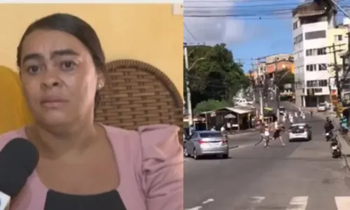 
				
					'Faltou pouquíssimo para meu filho morrer', diz mãe de adolescente agredido por torcedores do Bahia
				
				