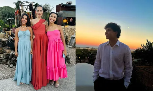 
				
					Filhos de Ronaldo Fenômeno chamam atenção durante casamento em Ibiza
				
				