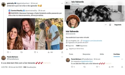
				
					Isis Valverde curte post sobre Buaiz e fãs de Wanessa veem indireta
				
				