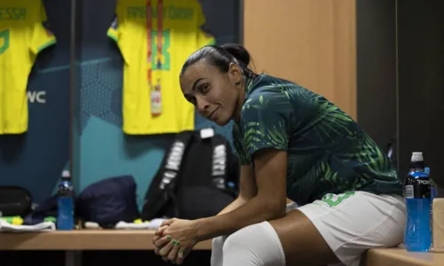 
				
					Marta afirma que o Brasil lutará com a Jamaica pela vaga nas oitavas
				
				