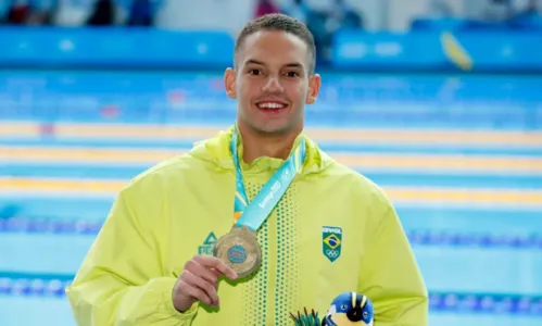 
				
					'Novo Cielo?': Nadador baiano brilha e garante 3º ouro no Pan
				
				