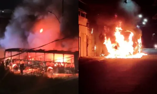 
				
					Suspeitos ameaçam rodoviários e ateiam fogo em ônibus em Paripe
				
				
