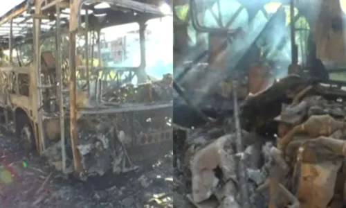 
				
					Suspeitos ameaçam rodoviários e ateiam fogo em ônibus em Paripe
				
				