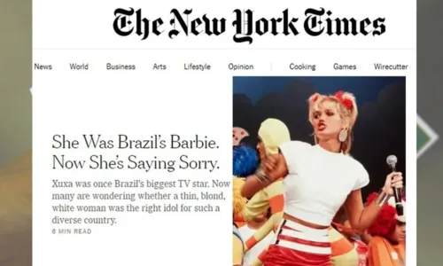 
				
					Xuxa recebe título de 'Barbie brasileira' pelo The New York Times
				
				