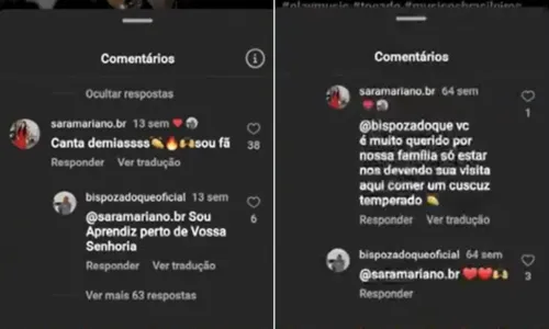 
				
					Bispo suspeito de matar Sara Mariano trocava elogios com ela nas redes
				
				