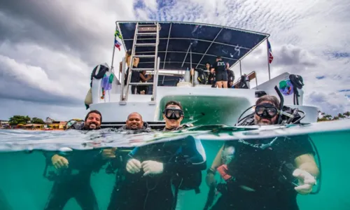 
				
					'Bora Ali?' Conheça três locais para praticar mergulho em Salvador
				
				