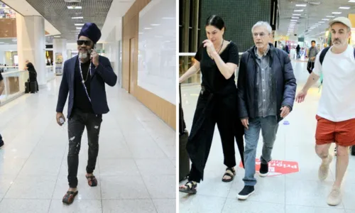 
				
					Caetano Veloso e Carlinhos Brown são flagrados em aeroporto no RJ
				
				