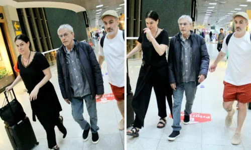 
				
					Caetano Veloso e Carlinhos Brown são flagrados em aeroporto no RJ
				
				