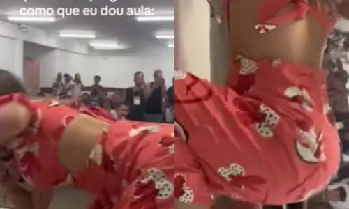 
				
					Cantora trans causa polêmica com dança sensual em universidade baiana
				
				