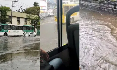 
				
					Chuva causa transtornos pelo quarto dia consecutivo em Salvador
				
				