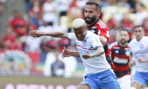 
				
					Com gol de pênalti, Bahia perde para Flamengo no Maracanã
				
				