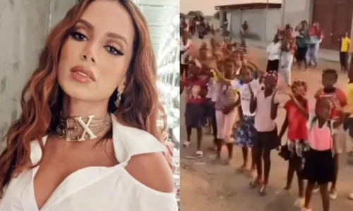 
				
					Crianças agradecem a Anitta por construção de hospital na África
				
				