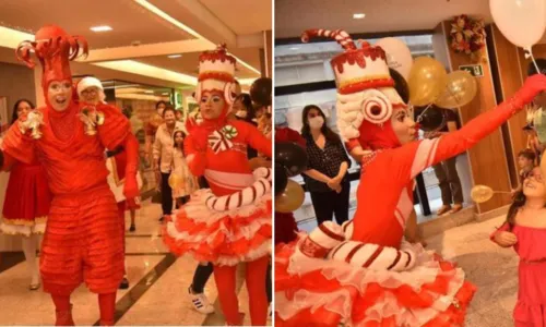 
				
					Desfile marca chegada do Papai Noel ao Shopping Vitória Boulevard
				
				