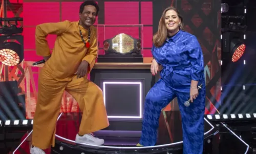 
				
					'Domingão com Huck': Tati Machado e Luis Miranda se enfrentam no Batalha do Lip Sync
				
				