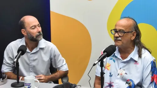 
				
					Edmond Midlej e Nelson Cadena analisam publicidade de ontem e de hoje
				
				