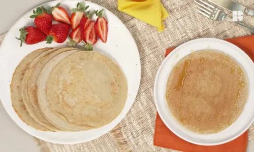 
				
					Evitando o pão? Aprenda como fazer panqueca de quinoa com banana
				
				