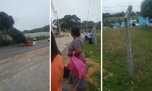 
				
					Familiares protestam contra suspensão de visitas em unidade prisional
				
				