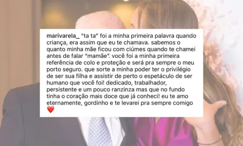 
				
					Filha de Varela emociona web em despedida: 'Te levarei sempre comigo'
				
				