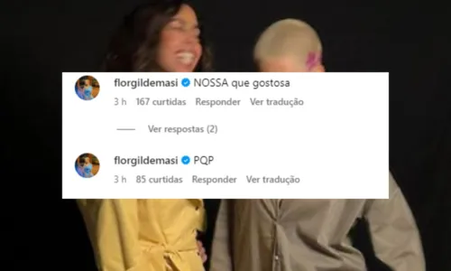 
				
					Flor Gil reage a foto de Bela Gil nua na web: 'Que isso'
				
				