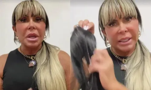 
				
					Gretchen rebate críticas ao novo visual: 'Acha que eu estou preocupada?'
				
				