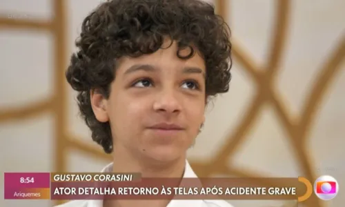 
				
					Gustavo Corasini volta às novelas um ano após grave acidente
				
				