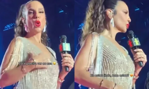 
				
					Ivete Sangalo esbanja autoestima em vídeo: 'Você precisa ver eu nua'
				
				