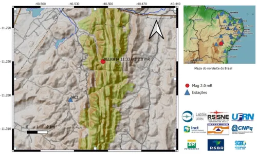 
				
					Jacobina tem 2 tremores de terra em 48h e moradores sentem fenômeno
				
				