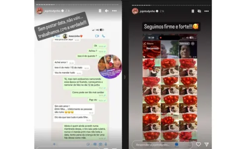 Jojo Todynho se pronuncia após namorado ter prints vazados