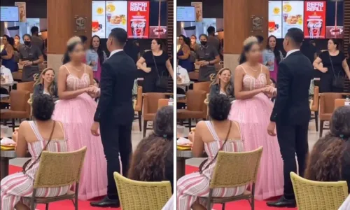 
				
					Jovem ganha festa de 15 anos surpresa em shopping na BA
				
				