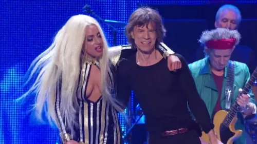 
				
					Lady Gaga fará participação em novo álbum dos Rolling Stones
				
				