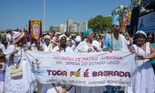 
				
					Mãe Bernadete: ato pela liberdade religiosa faz homenagem a ialorixá
				
				