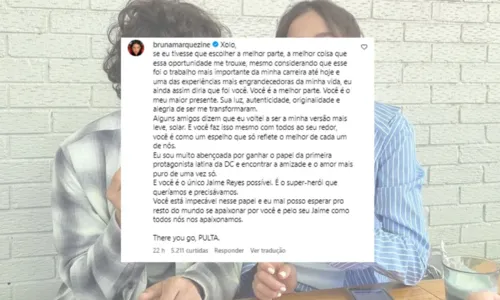 
				
					Marquezine se declara para par romântico em 'Besouro Azul': 'Meu maior presente'
				
				