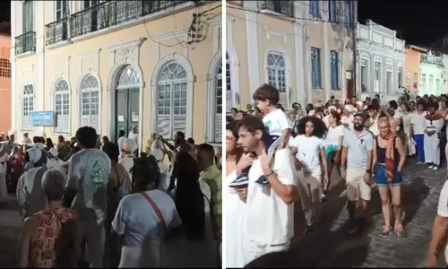 
				
					Multidão acompanha imagem de Nossa Senhora no 1º dia da Festa da Boa Morte
				
				