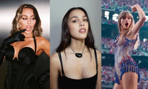 
				
					Olivia Rodrigo, Taylor Swift e Miley Cyrus; confira indicações do VMA 2023
				
				