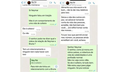 
				
					Pai de Neymar comenta sobre polêmica em balada: 'Ele é solteiro!'
				
				