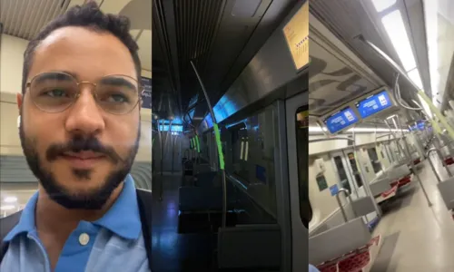 
				
					Passageiro fica preso após dormir no metrô em Salvador; assista
				
				