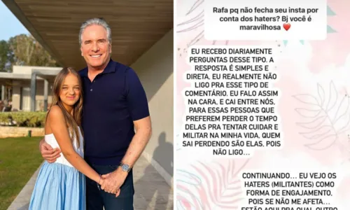 
				
					Rafaella Justus fala sobre comentários maldosos na web: 'Diariamente'
				
				